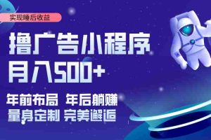 （14055期）挂载广告实现被动收益，日收益达1000+，无需手动操作，长期稳定，不违规