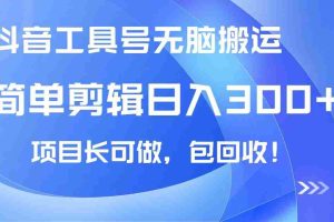 （14572期）抖音工具号无脑搬运玩法，小白轻松可日入300+包回收，长期可做